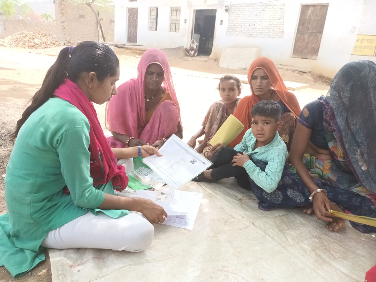 Community support for social protection services
