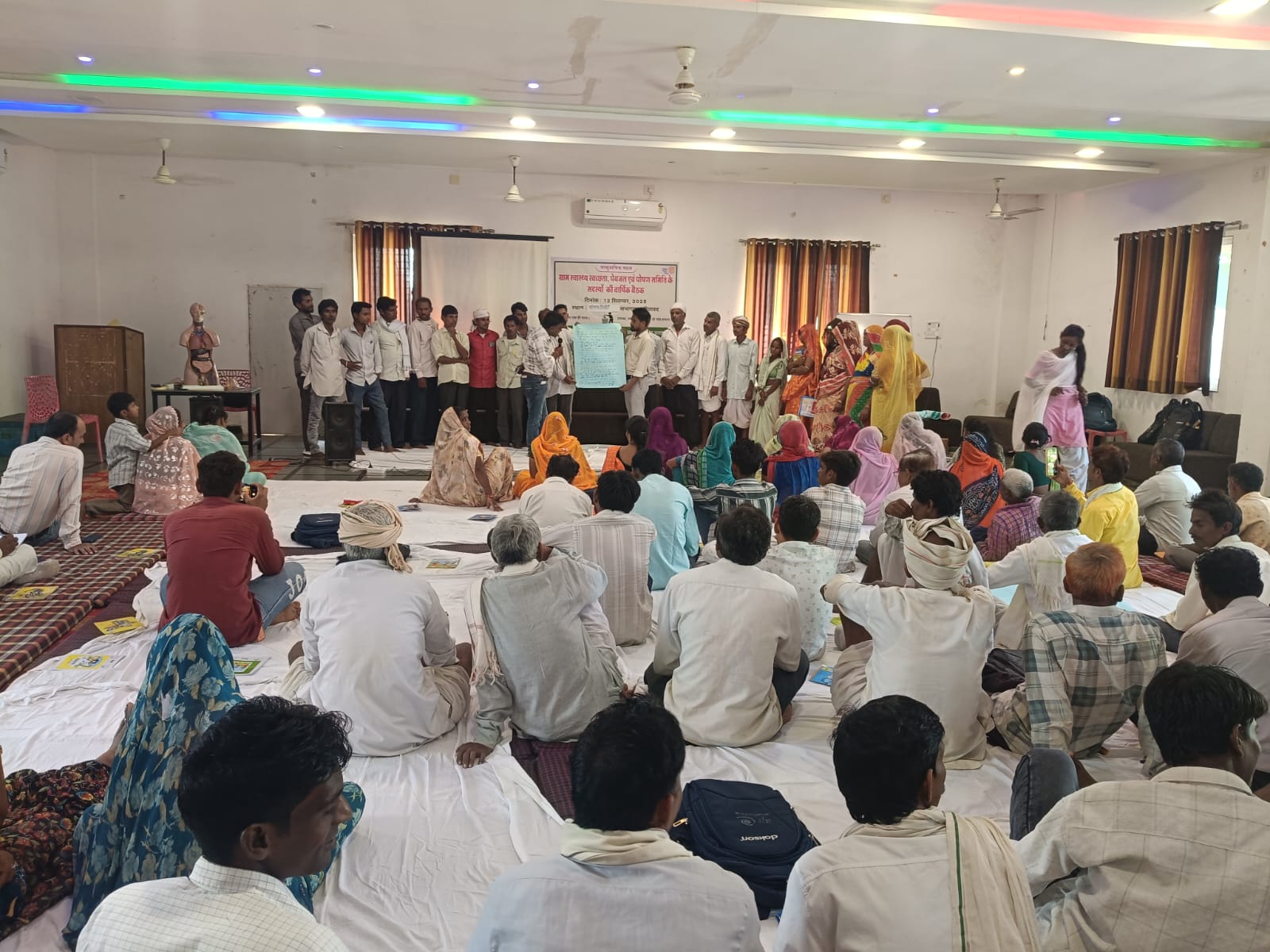 Community gathering and social protection awareness
